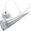 Pendente-Lampada-Lampadario-Conico-Allungato-Acciaio-A-Soffitto-Luce-Led-Applique-Design
