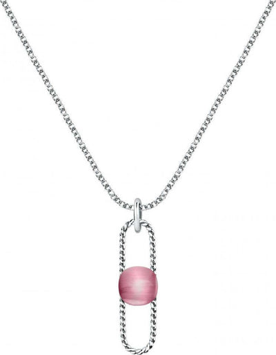 Pendente-MORELLATO-donna-1930-acciaio-cat-eye-rosa