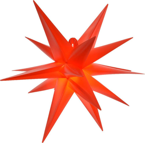 Pendente-natalizio-a-forma-di-stella,-colore-rosso,-con-Led,-decorazione-natalizia