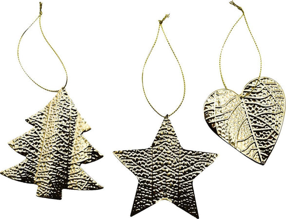 Pendente natalizio in metallo color oro h 10 cm per albero di Natale Casa e cucina/Decorazioni per interni/Addobbi e decorazioni per ricorrenze/Decorazioni natalizie/Addobbi e decorazioni/Palle e palline MagiediNatale.it - Altamura, Commerciovirtuoso.it