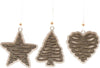 Pendente natalizio per Albero di Natale in legno, confezione da 3 pezzi, Ø 10 cm Casa e cucina/Decorazioni per interni/Addobbi e decorazioni per ricorrenze/Decorazioni natalizie/Addobbi e decorazioni/Ciondoli e pendenti MagiediNatale.it - Altamura, Commerciovirtuoso.it