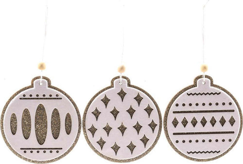 Pendente natalizio per Albero di Natale in legno, confezione da 3 pezzi, Ø 7 cm Casa e cucina/Decorazioni per interni/Addobbi e decorazioni per ricorrenze/Decorazioni natalizie/Addobbi e decorazioni/Ciondoli e pendenti MagiediNatale.it - Altamura, Commerciovirtuoso.it