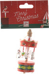 Pendente per albero di Natale Carosello giostrina in legno e resina da 8 cm Casa e cucina/Decorazioni per interni/Addobbi e decorazioni per ricorrenze/Decorazioni natalizie/Addobbi e decorazioni/Ciondoli e pendenti MagiediNatale.it - Altamura, Commerciovirtuoso.it