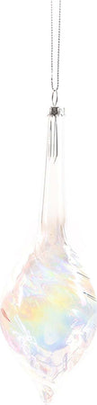 Pendente per albero di Natale in vetro Fuso lungo Trasparente decorativo Casa e cucina/Decorazioni per interni/Addobbi e decorazioni per ricorrenze/Decorazioni natalizie/Addobbi e decorazioni/Ciondoli e pendenti MagiediNatale.it - Altamura, Commerciovirtuoso.it