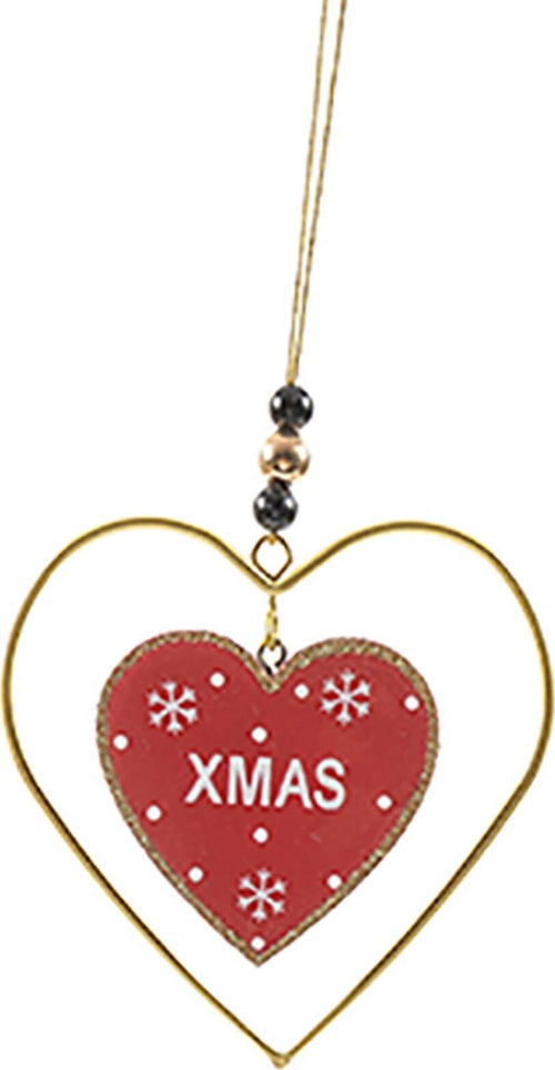 Pendente per albero di Natale laccato in metallo e legno da 11 cm Casa e cucina/Decorazioni per interni/Addobbi e decorazioni per ricorrenze/Decorazioni natalizie/Addobbi e decorazioni/Ciondoli e pendenti MagiediNatale.it - Altamura, Commerciovirtuoso.it