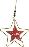 Pendente per albero di Natale laccato in metallo e legno da 11 cm Casa e cucina/Decorazioni per interni/Addobbi e decorazioni per ricorrenze/Decorazioni natalizie/Addobbi e decorazioni/Ciondoli e pendenti MagiediNatale.it - Altamura, Commerciovirtuoso.it
