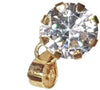 Pendente punto luce in Oro giallo 18 Kt per Collana Donna , uomo, bimba con Zircone