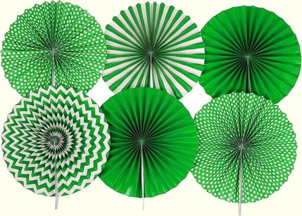 Pendente-Rosone-Ventaglio-Verde-6-Pezzi-In-Carta-35.5cm-Compleanni-Photo-Boot