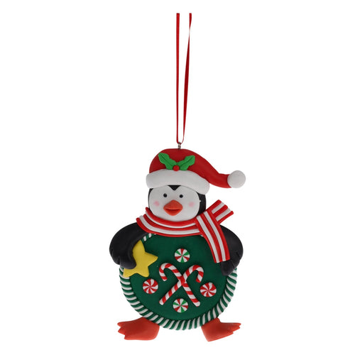 Pendente natalizio pinguino per Albero di Natale per decorazioni natalizie