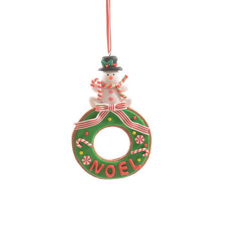 Pendaglio natalizio "Noel" in argilla morbida per decorazioni natalizie