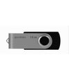 Pendrive Chiavetta Usb Uts2 16 Gb Usb 2.0 Tipo A Girevole Nero Argento Uts2-16gb
