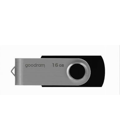 Pendrive Chiavetta Usb Uts2 16 Gb Usb 2.0 Tipo A Girevole Nero Argento Uts2-16gb