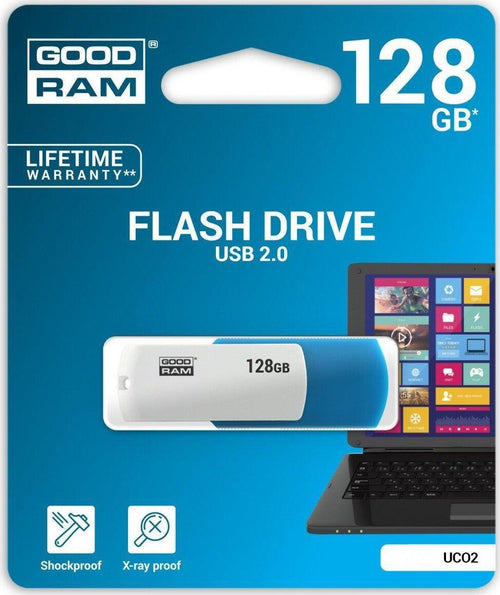 Pendrive-GoodRAM-128GB-UCO2-MIX-USB-2.0---retail-blister