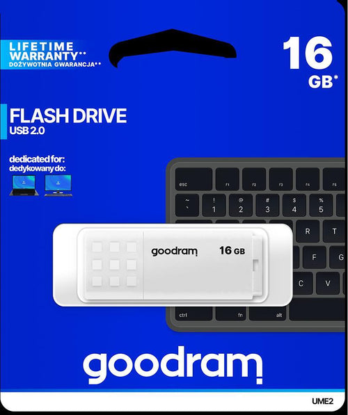 Pendrive-GoodRAM-16GB-UME2-white-USB-2.0---retail-blister