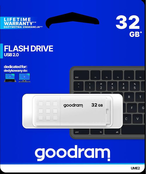 Pendrive-GoodRAM-32GB-UME2-white-USB-2.0---retail-blister