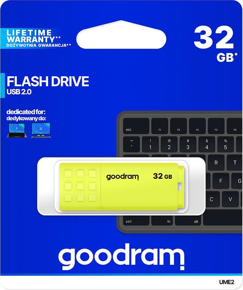 Pendrive-GoodRAM-32GB-UME2-yellow-USB-2.0---retail-blister
