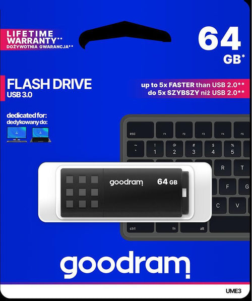 Pendrive-GoodRAM-64GB-BLACK-USB-3.0---retail-blister