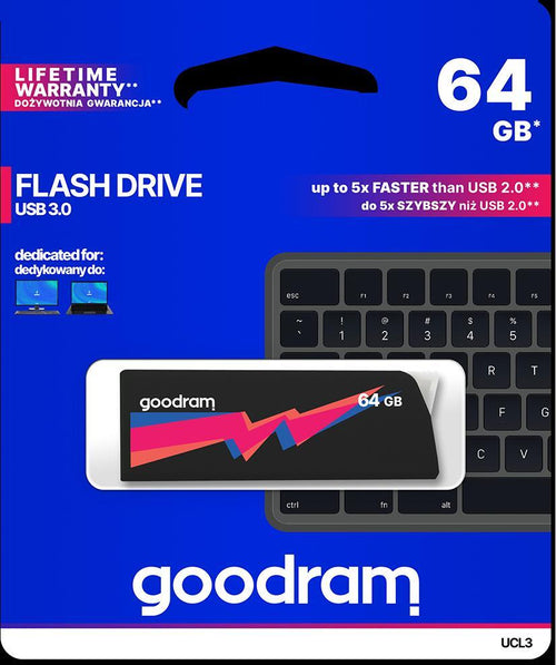 Pendrive-GoodRAM-64GB-UCL2-BLACK-USB-3.0---retail-blister