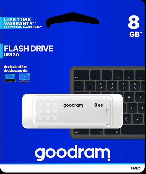 Pendrive-GoodRAM-8GB-UME2-white-USB-2.0---retail-blister