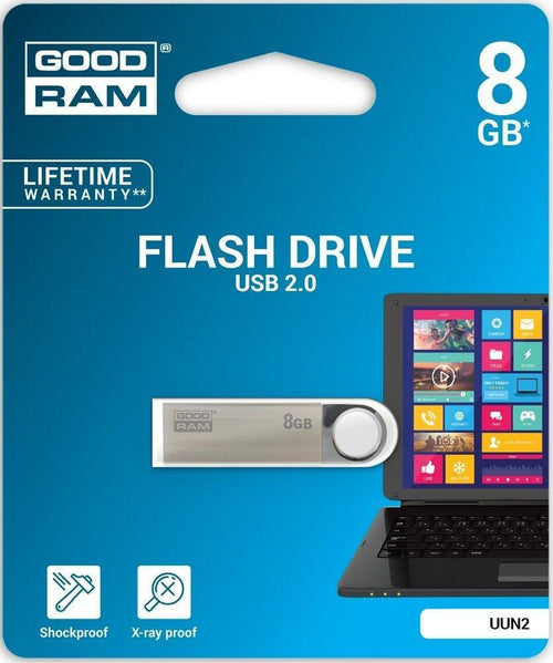 Pendrive-GoodRAM-8GB-UNN2-metal-USB-2.0---retail-blister