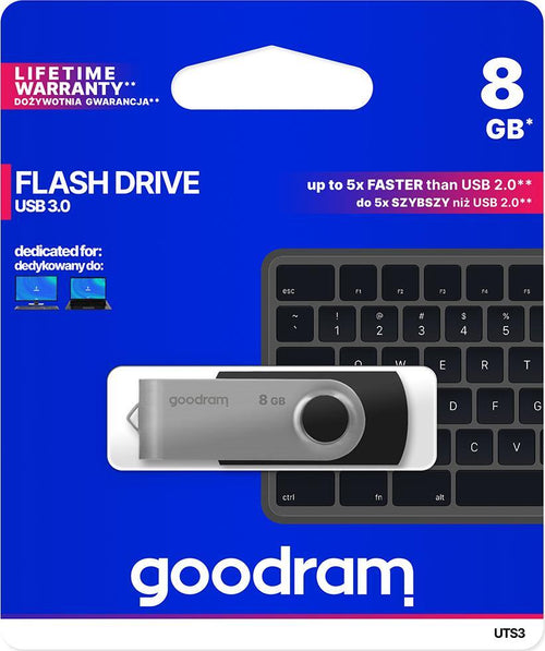Pendrive-GoodRAM-8GB-UTS3-BLACK-USB-3.0---retail-blister