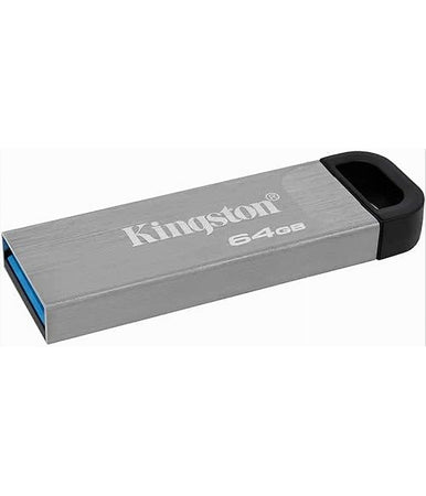 Pendrive Kingston Usb 3.2 Datatraveler Kyson 64 Gb In Metallo 200 Mb/s Dtkn/64gb