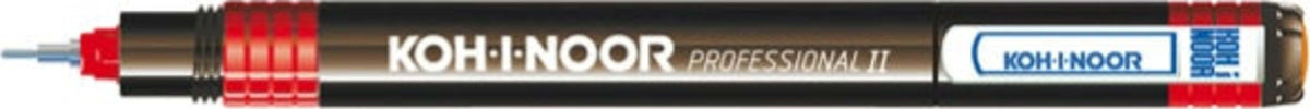 Penna a china Professional II - punta 0 2mm - Koh-I-Noor Cancelleria e prodotti per ufficio/Penne matite scrittura e correzione/Penne e ricariche/Penne a punta porosa Eurocartuccia - Pavullo, Commerciovirtuoso.it