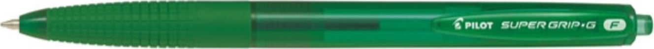 Penna a scatto Supergrip G - punta 0 7mm - verde - Pilot [multipack] 12 pezzi Cancelleria e prodotti per ufficio/Penne matite scrittura e correzione/Penne e ricariche/Penne roller a inchiostro gel Eurocartuccia - Pavullo, Commerciovirtuoso.it