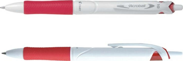 Penna a sfera a scatto Acroball Pure White Begreen - punta 1 0mm - rosso - Pilot [multipack] 10 pezzi Cancelleria e prodotti per ufficio/Penne matite scrittura e correzione/Penne e ricariche/Penne roller a inchiostro gel Eurocartuccia - Pavullo, Commerciovirtuoso.it