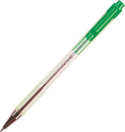 Penna a sfera a scatto BP S Matic - punta fine 0 7 mm - verde - Pilot Cancelleria e prodotti per ufficio/Penne matite scrittura e correzione/Penne e ricariche/Penne roller a inchiostro gel Eurocartuccia - Pavullo, Commerciovirtuoso.it