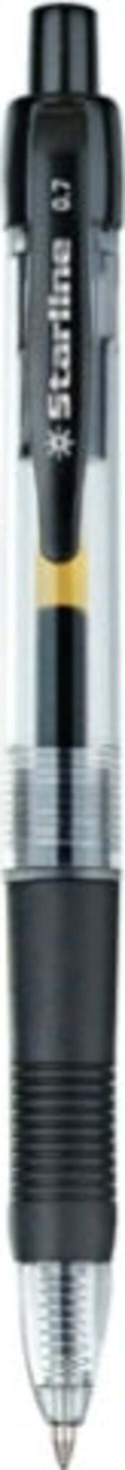 Penna a sfera a scatto con inchiostro gel - punta fine 0 7mm - nero - Starline [multipack] 12 pezzi Cancelleria e prodotti per ufficio/Penne matite scrittura e correzione/Penne e ricariche/Penne roller a inchiostro gel Eurocartuccia - Pavullo, Commerciovirtuoso.it
