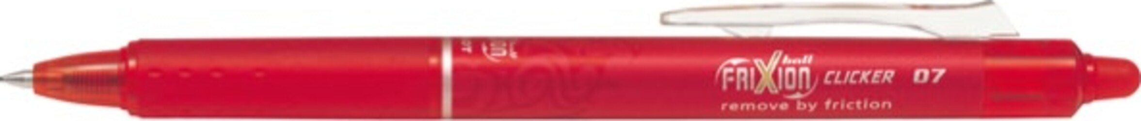 Penna a sfera a scatto Frixionball Clicker - punta 0 7mm - rosso - Pilot Cancelleria e prodotti per ufficio/Penne matite scrittura e correzione/Penne e ricariche/Penne roller a inchiostro gel Eurocartuccia - Pavullo, Commerciovirtuoso.it