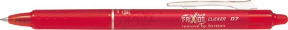 Penna a sfera a scatto Frixionball Clicker - punta 0 7mm - rosso - Pilot Cancelleria e prodotti per ufficio/Penne matite scrittura e correzione/Penne e ricariche/Penne roller a inchiostro gel Eurocartuccia - Pavullo, Commerciovirtuoso.it