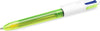 Penna a sfera a scatto multifunzione 4 Colors Fluo - punta 1 0-1 6mm - 4 colori fluo - fusto giallo fluorescente - Bic - conf. 12 pezzi Cancelleria e prodotti per ufficio/Penne matite scrittura e correzione/Penne e ricariche/Penne roller a inchiostro gel Eurocartuccia - Pavullo, Commerciovirtuoso.it