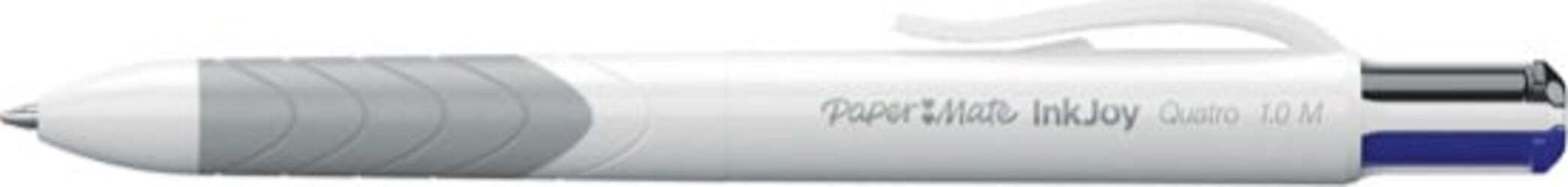 Penna a sfera a scatto multifunzione Inkjoy Quatro - punta 1 0mm - nero blu rosso verde - Papermate Cancelleria e prodotti per ufficio/Penne matite scrittura e correzione/Penne e ricariche/Penne roller a inchiostro gel Eurocartuccia - Pavullo, Commerciovirtuoso.it