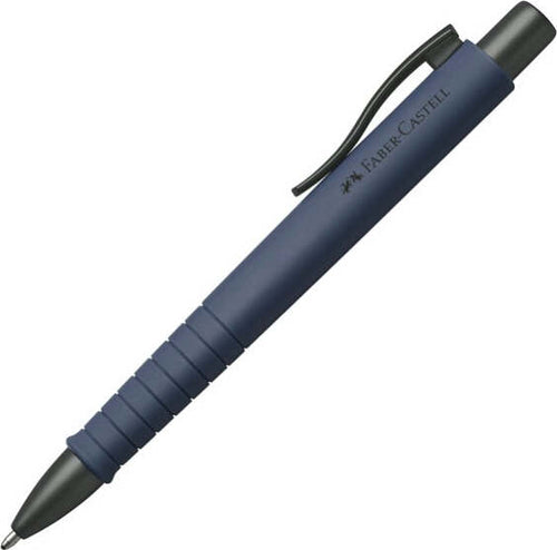 Penna a sfera a scatto Poly Ball - Punta 0 7mm - fusto blu navy - Faber-Castell Cancelleria e prodotti per ufficio/Penne matite scrittura e correzione/Penne e ricariche/Penne roller a inchiostro gel Eurocartuccia - Pavullo, Commerciovirtuoso.it