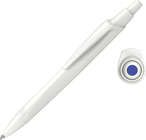 Penna a sfera a scatto Reco - punta media - fusto bianco - inchiostro blu - Schneider [multipack] 20 pezzi Cancelleria e prodotti per ufficio/Penne matite scrittura e correzione/Penne e ricariche/Penne roller a inchiostro gel Eurocartuccia - Pavullo, Commerciovirtuoso.it