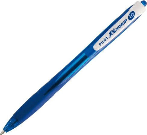 Penna a sfera a scatto Rexgrip Begreen - punta 1 0mm - blu - Pilot [multipack] 10 pezzi Cancelleria e prodotti per ufficio/Penne matite scrittura e correzione/Penne e ricariche/Penne roller a inchiostro gel Eurocartuccia - Pavullo, Commerciovirtuoso.it