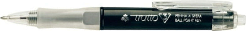 Penna a sfera a scatto Tratto 3 - punta 1 0mm - tratto 0 5mm - nero - Tratto [multipack] 12 pezzi Cancelleria e prodotti per ufficio/Penne matite scrittura e correzione/Penne e ricariche/Penne roller a inchiostro gel Eurocartuccia - Pavullo, Commerciovirtuoso.it