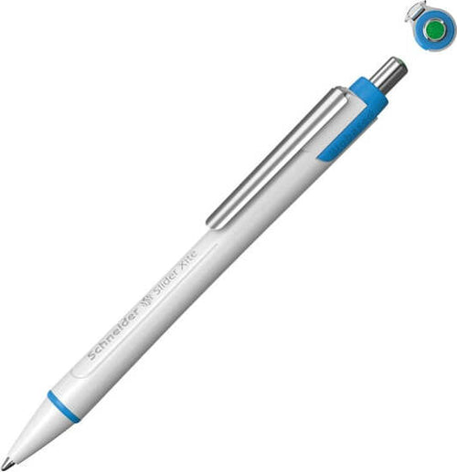 Penna a sfera a scatto Xite - punta XB - verde - Schneider Cancelleria e prodotti per ufficio/Penne matite scrittura e correzione/Penne e ricariche/Penne roller a inchiostro gel Eurocartuccia - Pavullo, Commerciovirtuoso.it