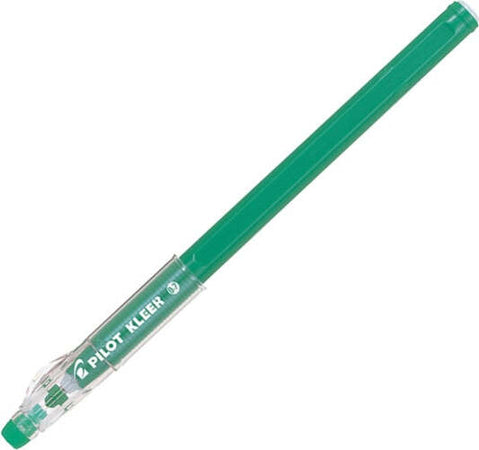 Penna a sfera cancellabile Kleer - punta 0 7mm - verde - Pilot [multipack] 12 pezzi Cancelleria e prodotti per ufficio/Penne matite scrittura e correzione/Penne e ricariche/Penne roller a inchiostro gel Eurocartuccia - Pavullo, Commerciovirtuoso.it