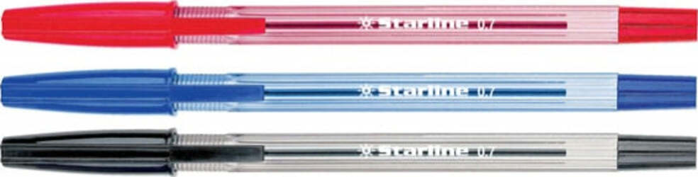 Penna a sfera con cappuccio - punta fine 0 7mm - blu - Starline - conf. 50 pezzi Cancelleria e prodotti per ufficio/Penne matite scrittura e correzione/Penne e ricariche/Penne roller a inchiostro gel Eurocartuccia - Pavullo, Commerciovirtuoso.it