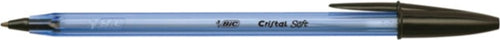 Penna a sfera con cappuccio Cristal Soft - punta 1 2mm - nero - Bic - conf. 50 pezzi Cancelleria e prodotti per ufficio/Penne matite scrittura e correzione/Penne e ricariche/Penne roller a inchiostro gel Eurocartuccia - Pavullo, Commerciovirtuoso.it