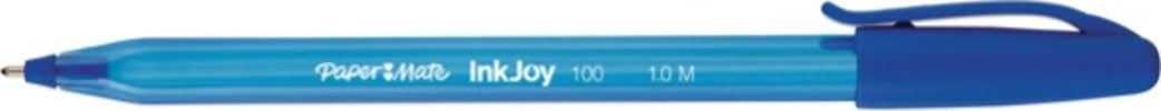 Penna a sfera con cappuccio Inkjoy 100 - punta 1 0mm - blu - Papermate [multipack] 50 pezzi Cancelleria e prodotti per ufficio/Penne matite scrittura e correzione/Penne e ricariche/Penne roller a inchiostro gel Eurocartuccia - Pavullo, Commerciovirtuoso.it