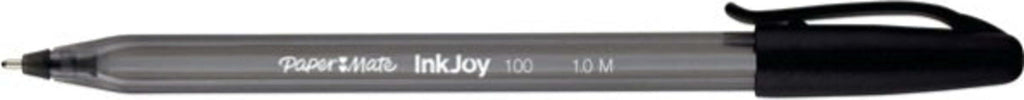 Penna a sfera con cappuccio Inkjoy 100 - punta 1 0mm - nero - Papermate [multipack] 50 pezzi Cancelleria e prodotti per ufficio/Penne matite scrittura e correzione/Penne e ricariche/Penne roller a inchiostro gel Eurocartuccia - Pavullo, Commerciovirtuoso.it