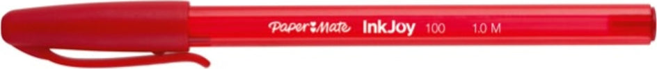 Penna a sfera con cappuccio Inkjoy 100 - punta 1 0mm - rosso - Papermate [multipack] 50 pezzi Cancelleria e prodotti per ufficio/Penne matite scrittura e correzione/Penne e ricariche/Penne roller a inchiostro gel Eurocartuccia - Pavullo, Commerciovirtuoso.it