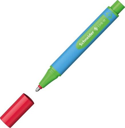 Penna a Sfera con cappuccio Link-IT XB - rosso - schneider [multipack] 10 pezzi Cancelleria e prodotti per ufficio/Penne matite scrittura e correzione/Penne e ricariche/Penne roller a inchiostro gel Eurocartuccia - Pavullo, Commerciovirtuoso.it