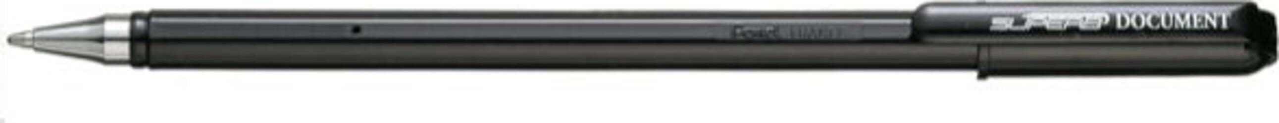 Penna a sfera con cappuccio Superb Document - punta 1 0mm - nero - Pentel [multipack] 12 pezzi Cancelleria e prodotti per ufficio/Penne matite scrittura e correzione/Penne e ricariche/Penne roller a inchiostro gel Eurocartuccia - Pavullo, Commerciovirtuoso.it