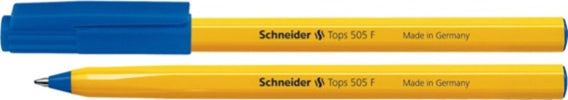 Penna a sfera con cappuccio Tops 505 - punta 0 5mm - blu - Schneider [multipack] 50 pezzi Cancelleria e prodotti per ufficio/Penne matite scrittura e correzione/Penne e ricariche/Penne roller a inchiostro gel Eurocartuccia - Pavullo, Commerciovirtuoso.it