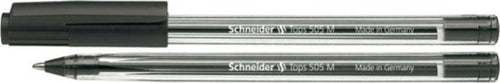 Penna a sfera con cappuccio Tops 505 - punta 0 7mm - nero- Schneider [multipack] 50 pezzi Cancelleria e prodotti per ufficio/Penne matite scrittura e correzione/Penne e ricariche/Penne roller a inchiostro gel Eurocartuccia - Pavullo, Commerciovirtuoso.it